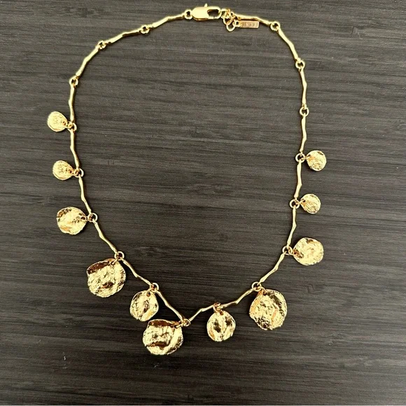 Zara Pack of 3 Medallion Necklaces in Gold Tone - Picture 8 of 9